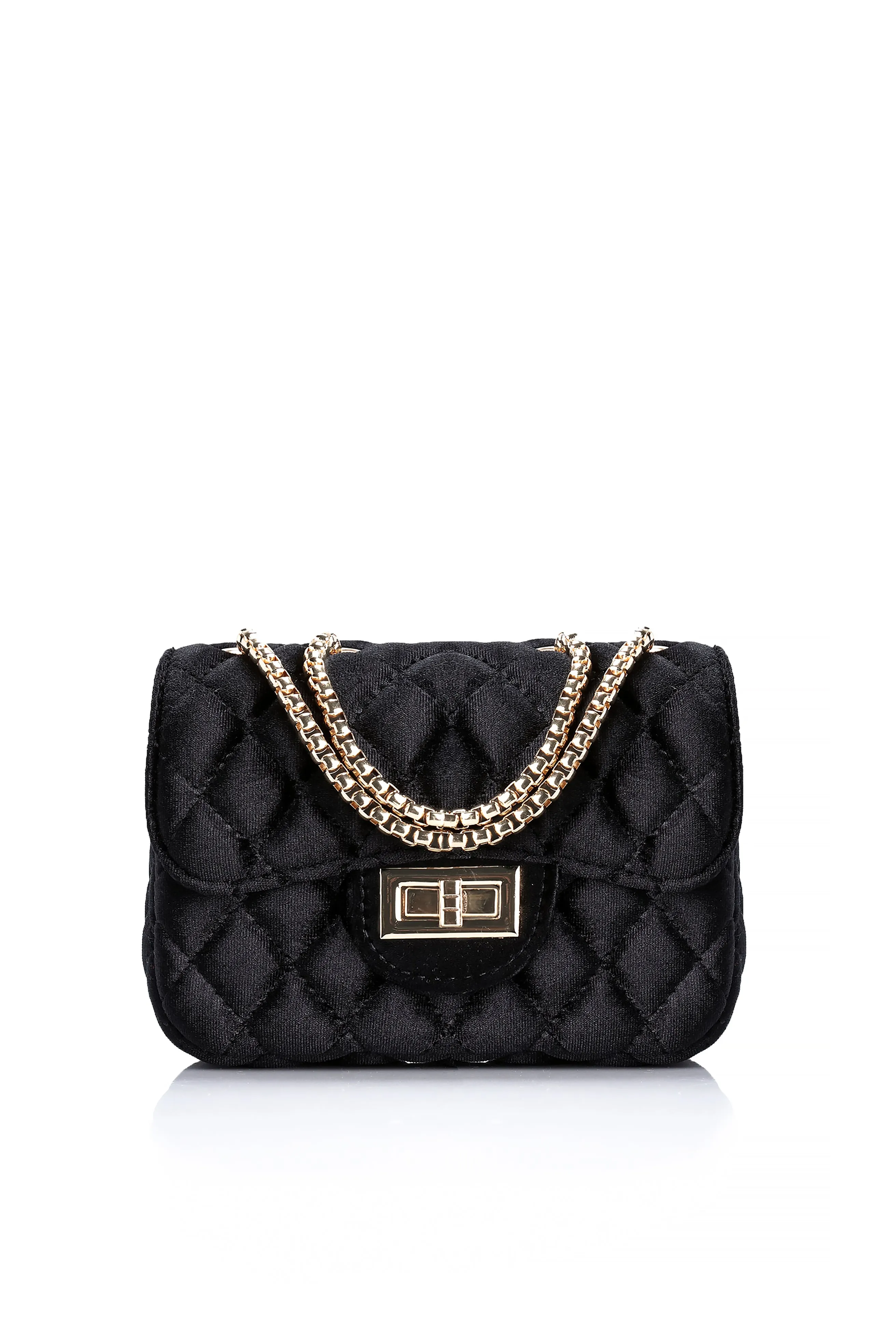 After Hours Velvet Crossbody - Black