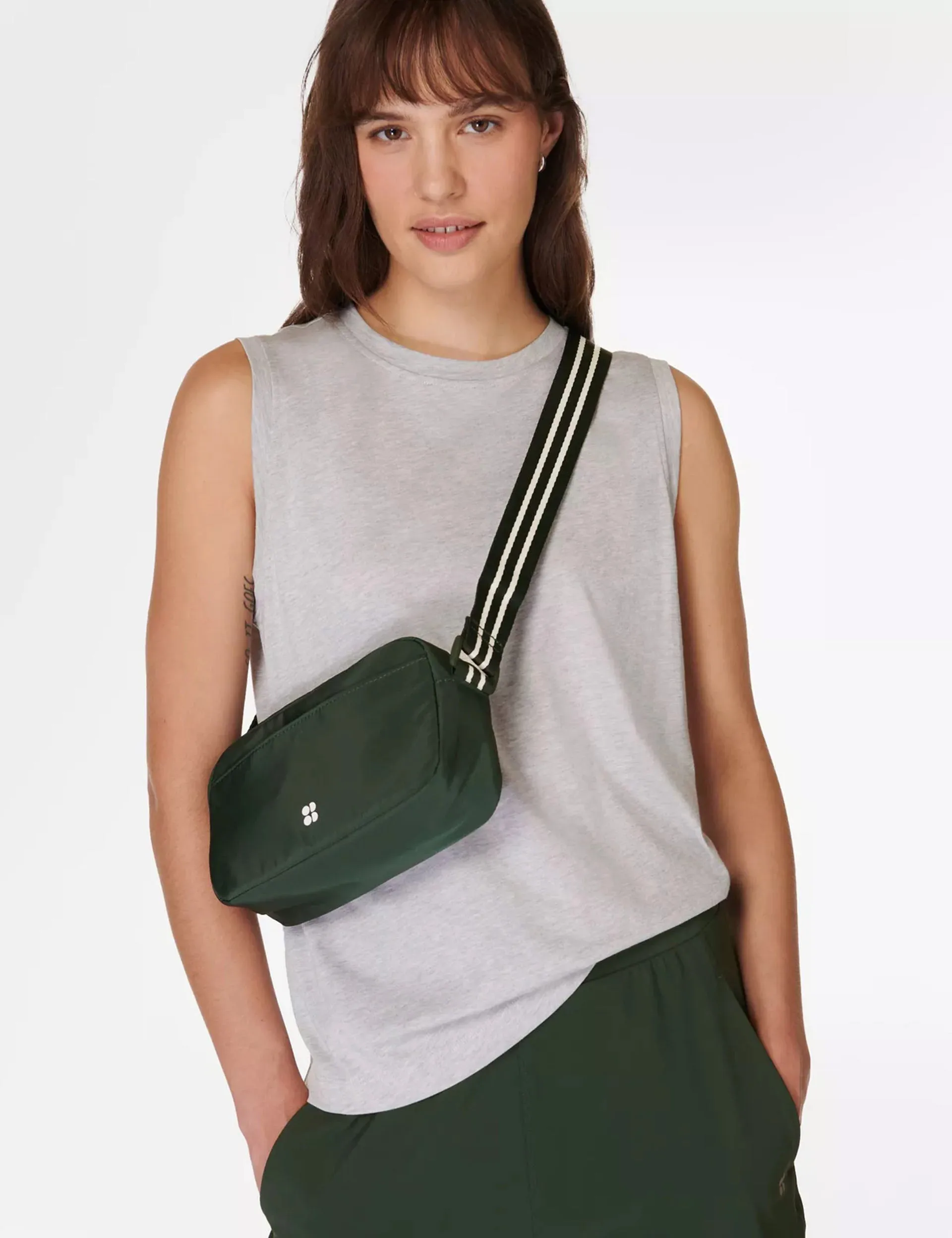 All Day Crossbody - Trek Green