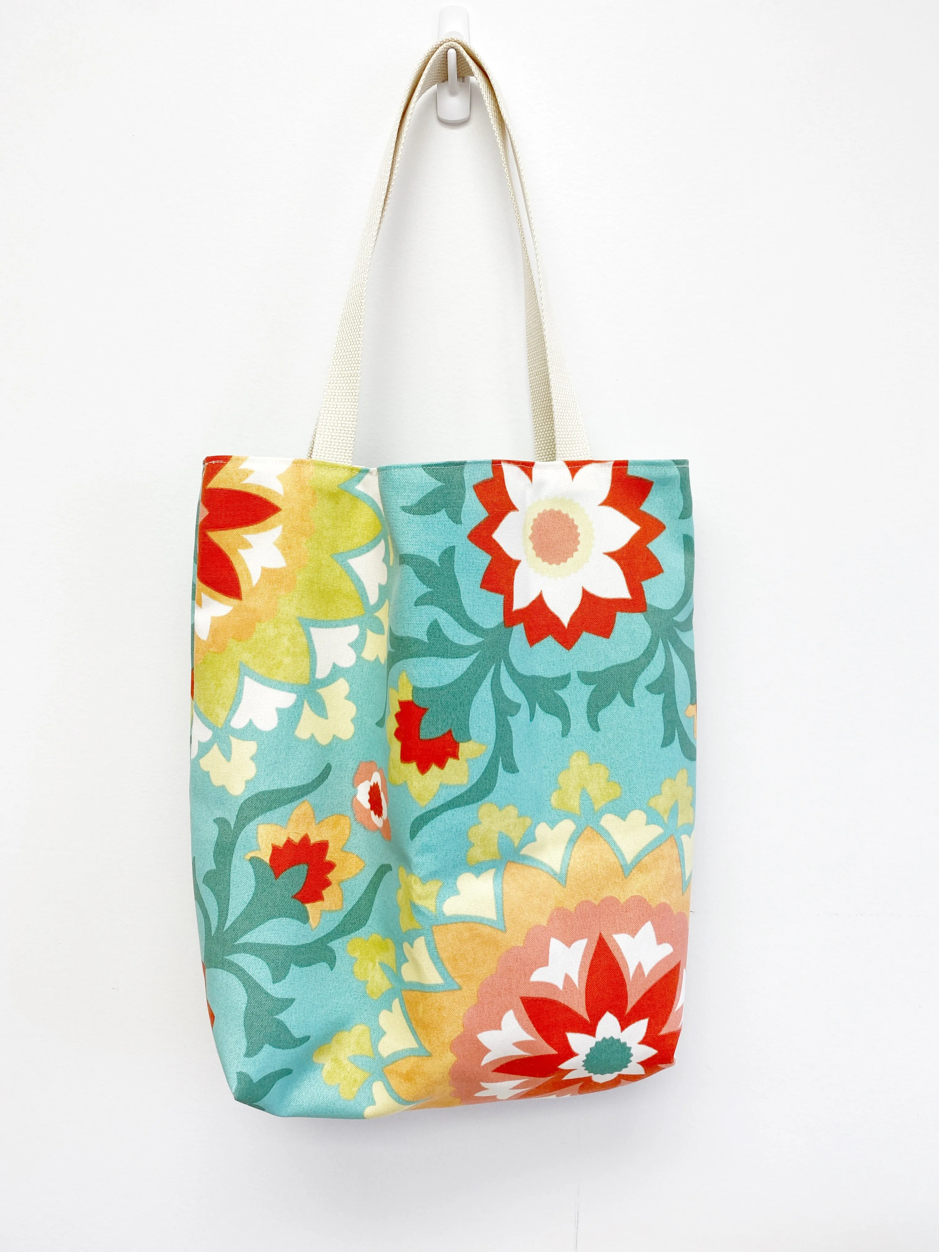 B67 Summer Perfect Market Bag, Colorful Grocery Bag, Eco-Friendly, Festival Bag