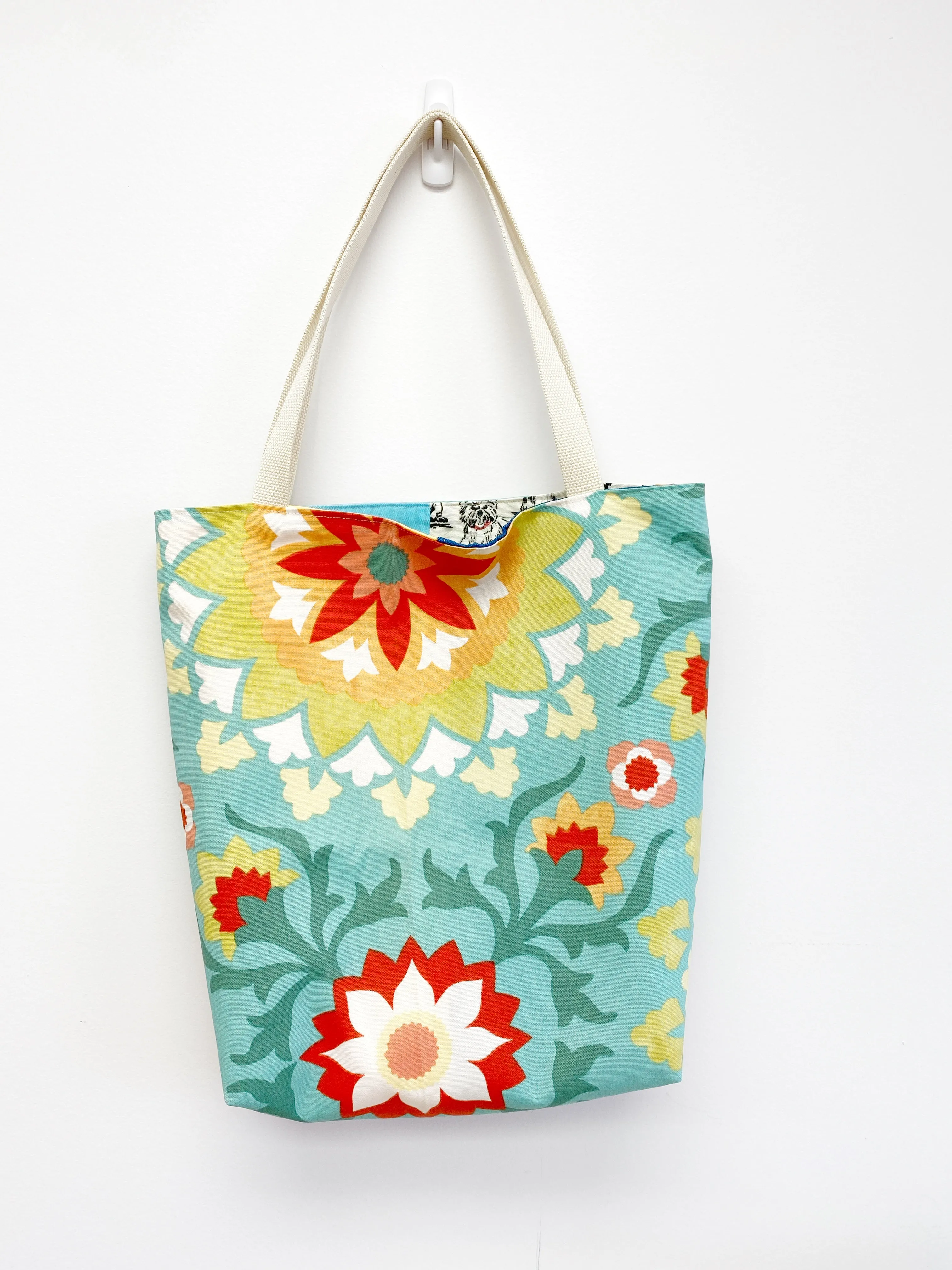 B67 Summer Perfect Market Bag, Colorful Grocery Bag, Eco-Friendly, Festival Bag