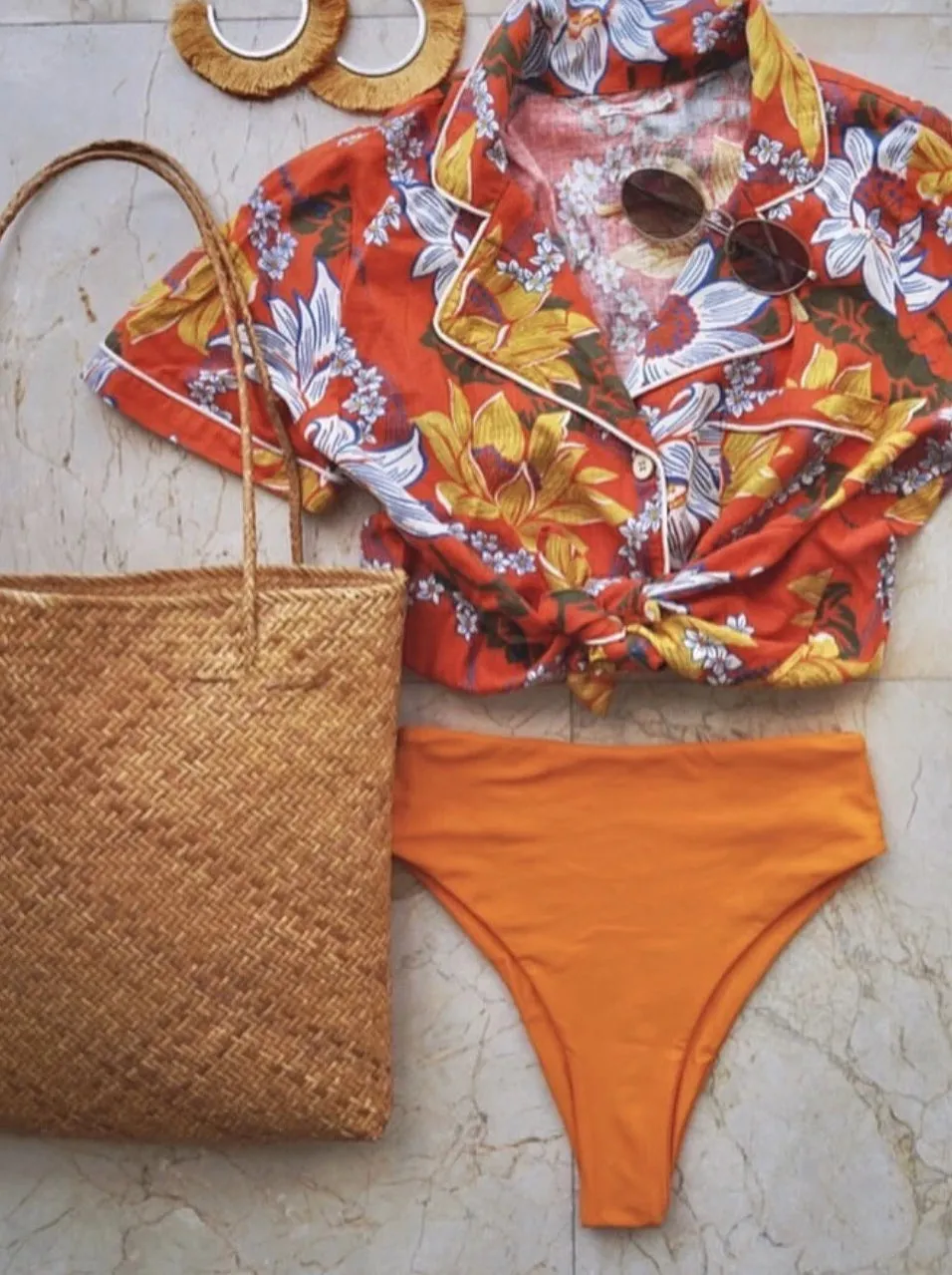 Balian Straw Beach Bag