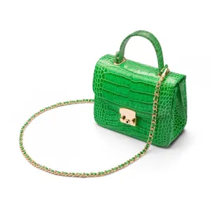 Betty Bag - Emerald Green Croc