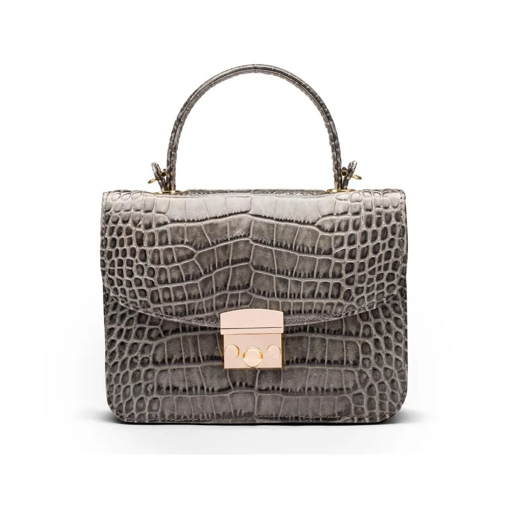 Betty Bag - Grey Croc