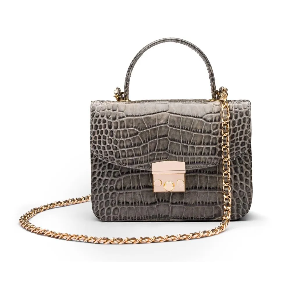 Betty Bag - Grey Croc