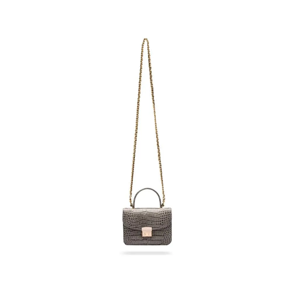 Betty Bag - Grey Croc