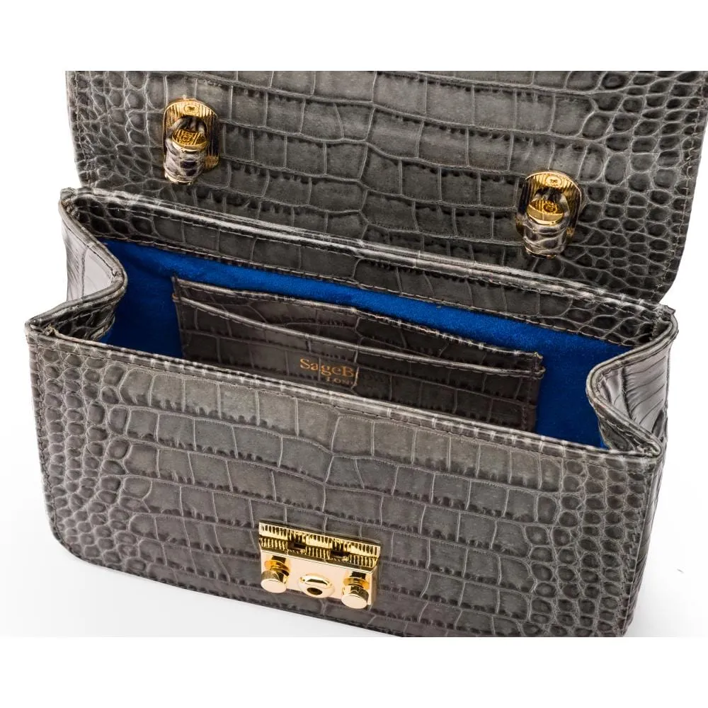 Betty Bag - Grey Croc