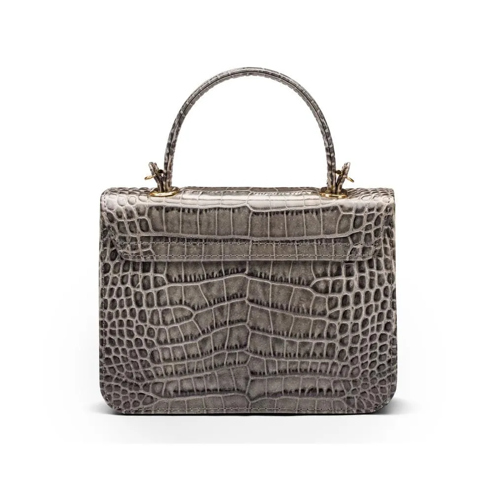 Betty Bag - Grey Croc