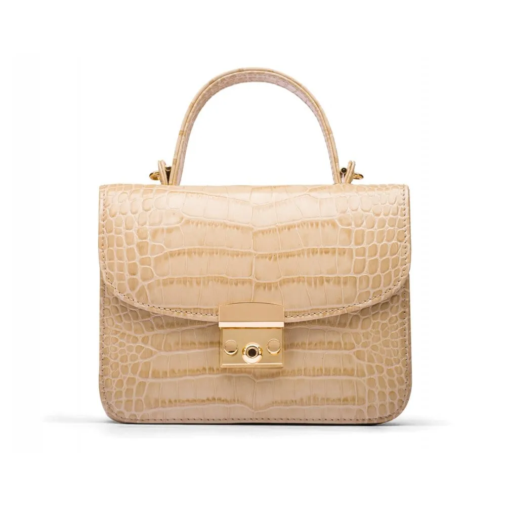 Betty Bag - Ivory Croc