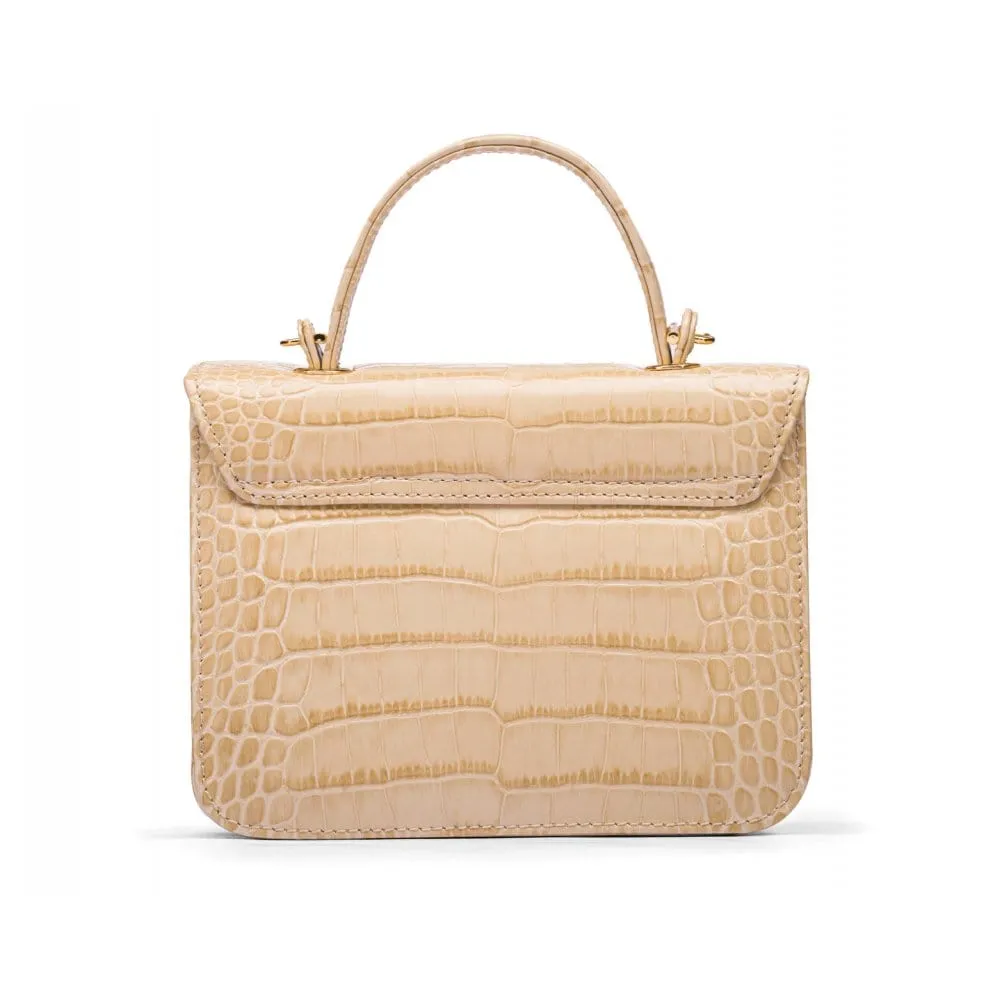 Betty Bag - Ivory Croc