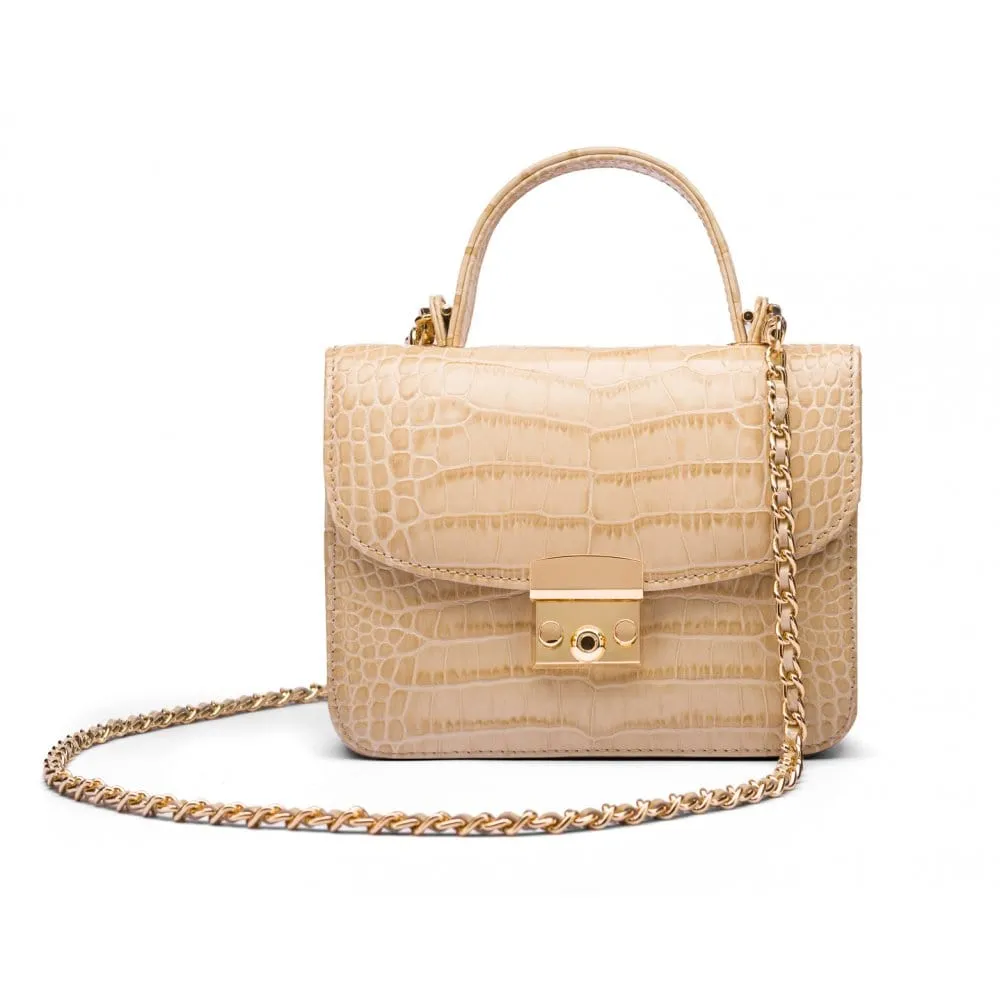 Betty Bag - Ivory Croc