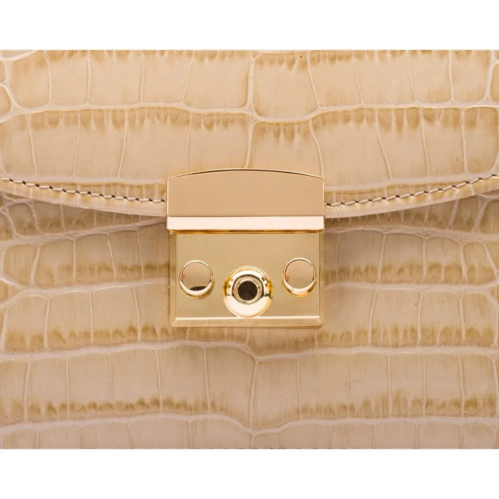 Betty Bag - Ivory Croc