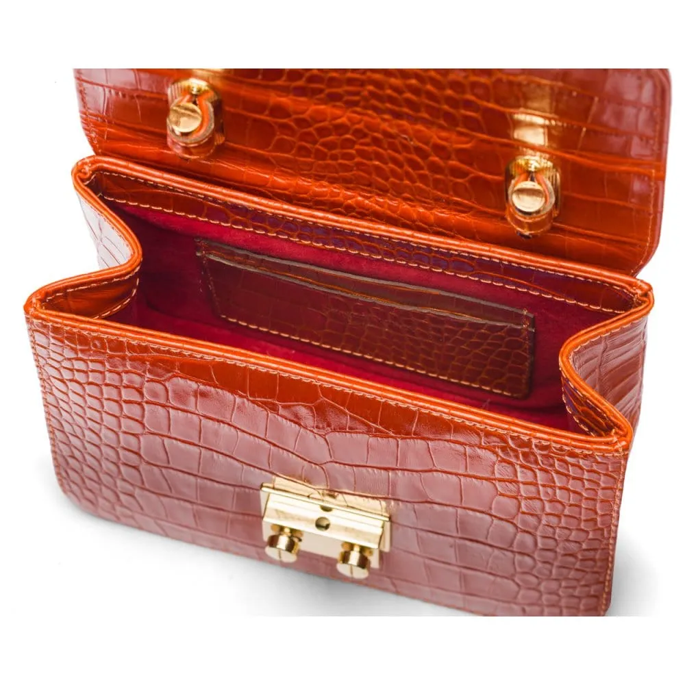 Betty Bag - Orange Croc
