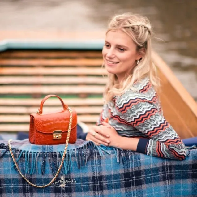 Betty Bag - Orange Croc