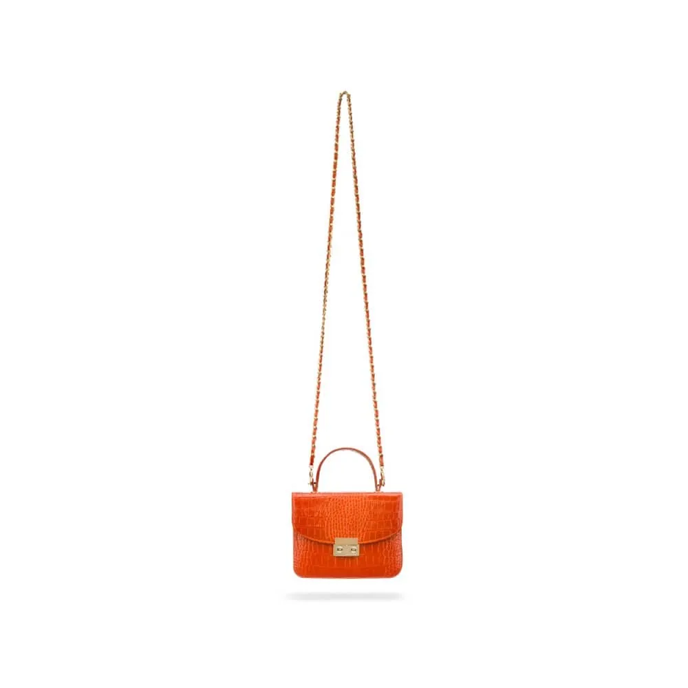 Betty Bag - Orange Croc