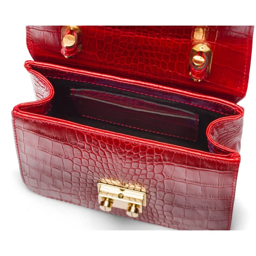 Betty Bag - Red Croc