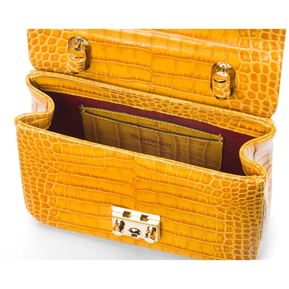 Betty Bag - Yellow Croc
