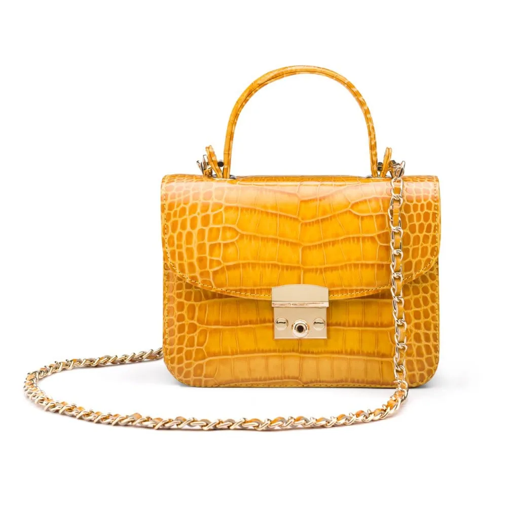 Betty Bag - Yellow Croc