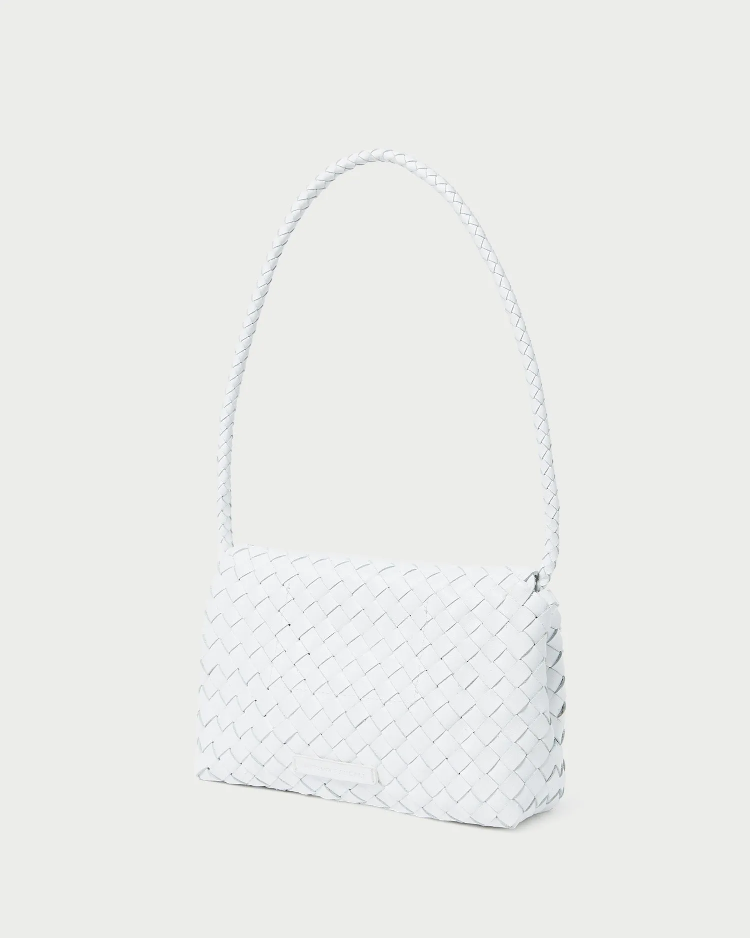 Billie White Leather Shoulder Bag