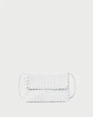 Billie White Leather Shoulder Bag