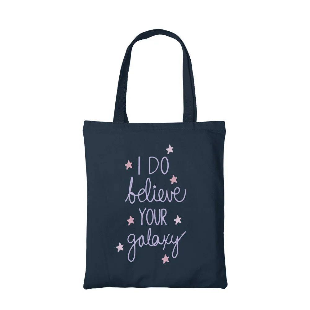 BTS Tote Bag - I Do Believe Your Galaxy
