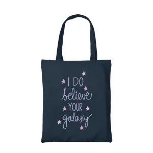 BTS Tote Bag - I Do Believe Your Galaxy