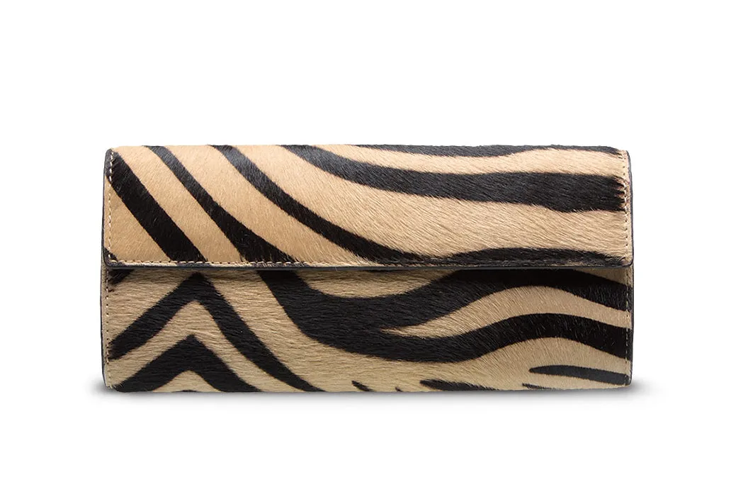 Calf Hair Classic Clutch