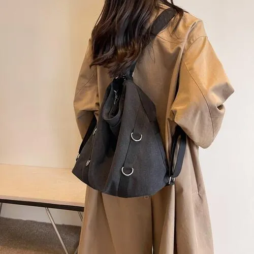 Canvas Crossbody Bag WH