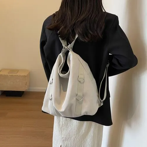 Canvas Crossbody Bag WH