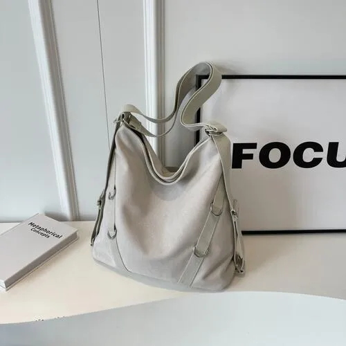 Canvas Crossbody Bag WH