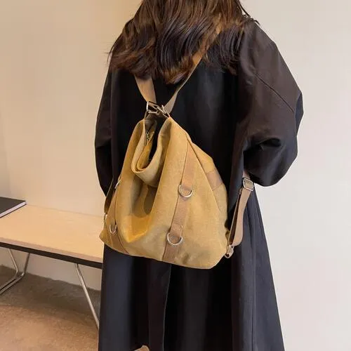 Canvas Crossbody Bag WH