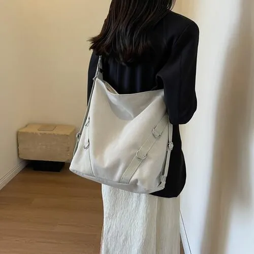 Canvas Crossbody Bag WH