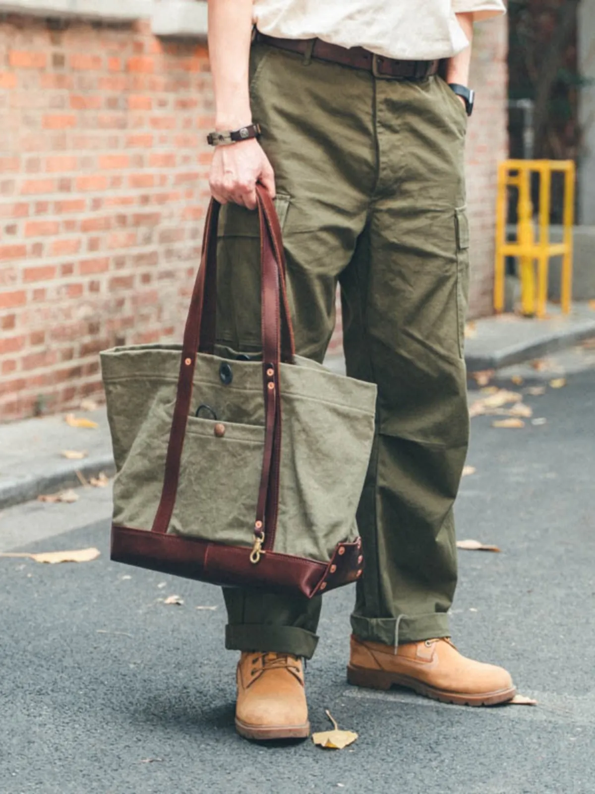 Canvas Tote Bag for Men Cool Men's Tote Bags Tote Bag on Shoulder Mens Men's Tote Bags for Work