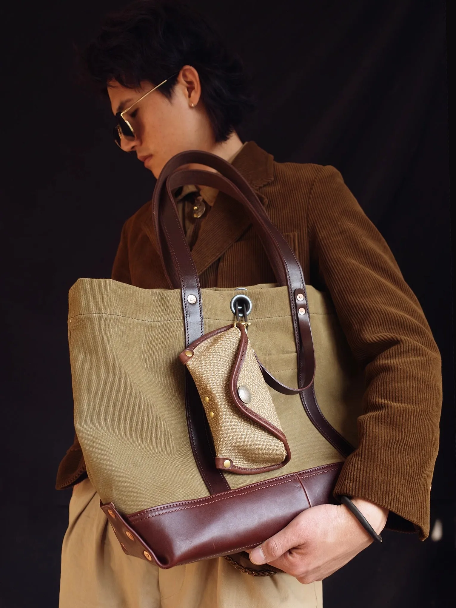 Canvas Tote Bag for Men Cool Men's Tote Bags Tote Bag on Shoulder Mens Men's Tote Bags for Work