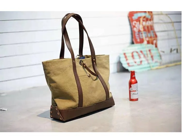Canvas Tote Bag for Men Cool Men's Tote Bags Tote Bag on Shoulder Mens Men's Tote Bags for Work