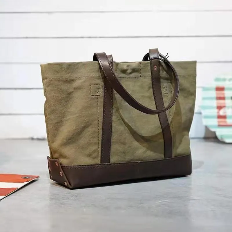 Canvas Tote Bag for Men Cool Men's Tote Bags Tote Bag on Shoulder Mens Men's Tote Bags for Work