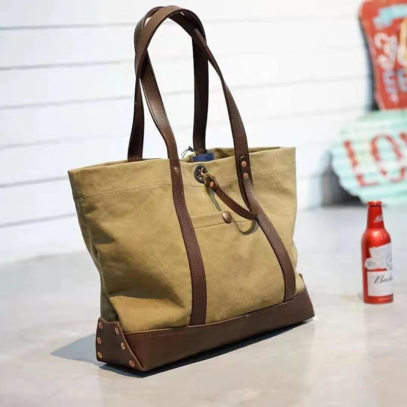 Canvas Tote Bag for Men Cool Men's Tote Bags Tote Bag on Shoulder Mens Men's Tote Bags for Work