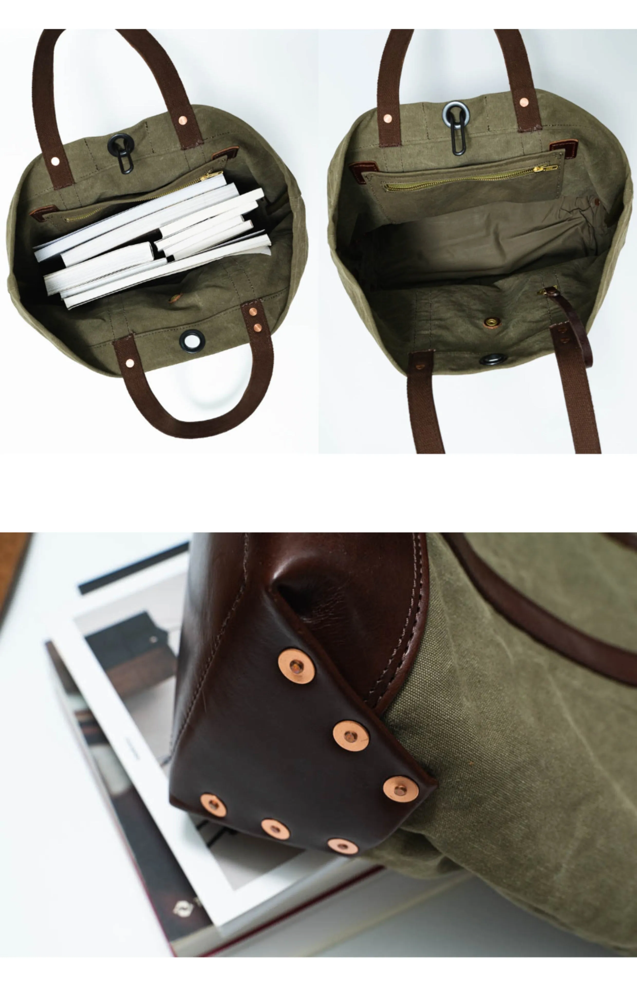 Canvas Tote Bag for Men Cool Men's Tote Bags Tote Bag on Shoulder Mens Men's Tote Bags for Work