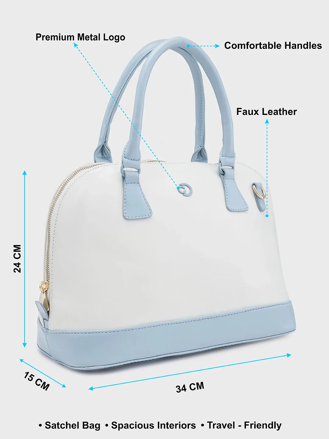 Caprese Aurora Satchel Medium Yellow