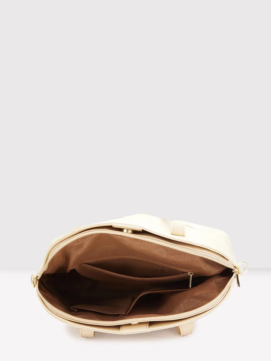 Caprese Jensen Satchel Medium Beige