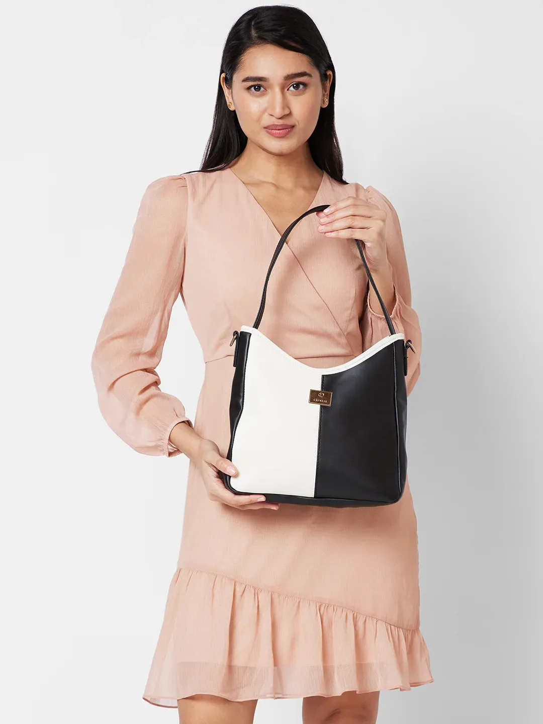 Caprese River Satchel Medium Black