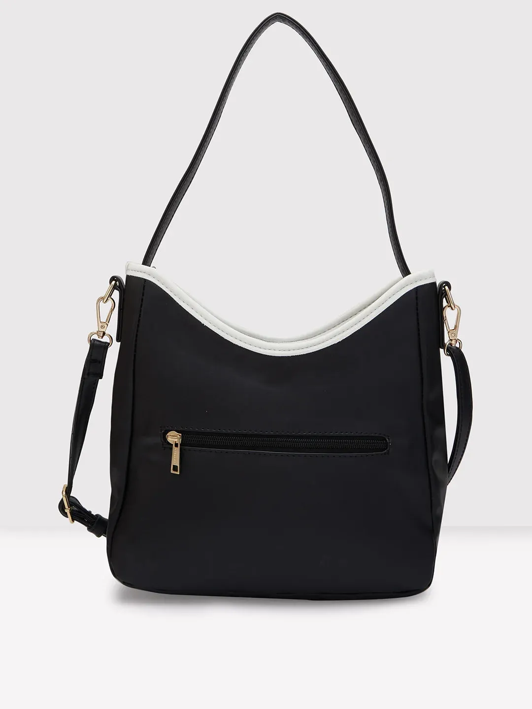 Caprese River Satchel Medium Black