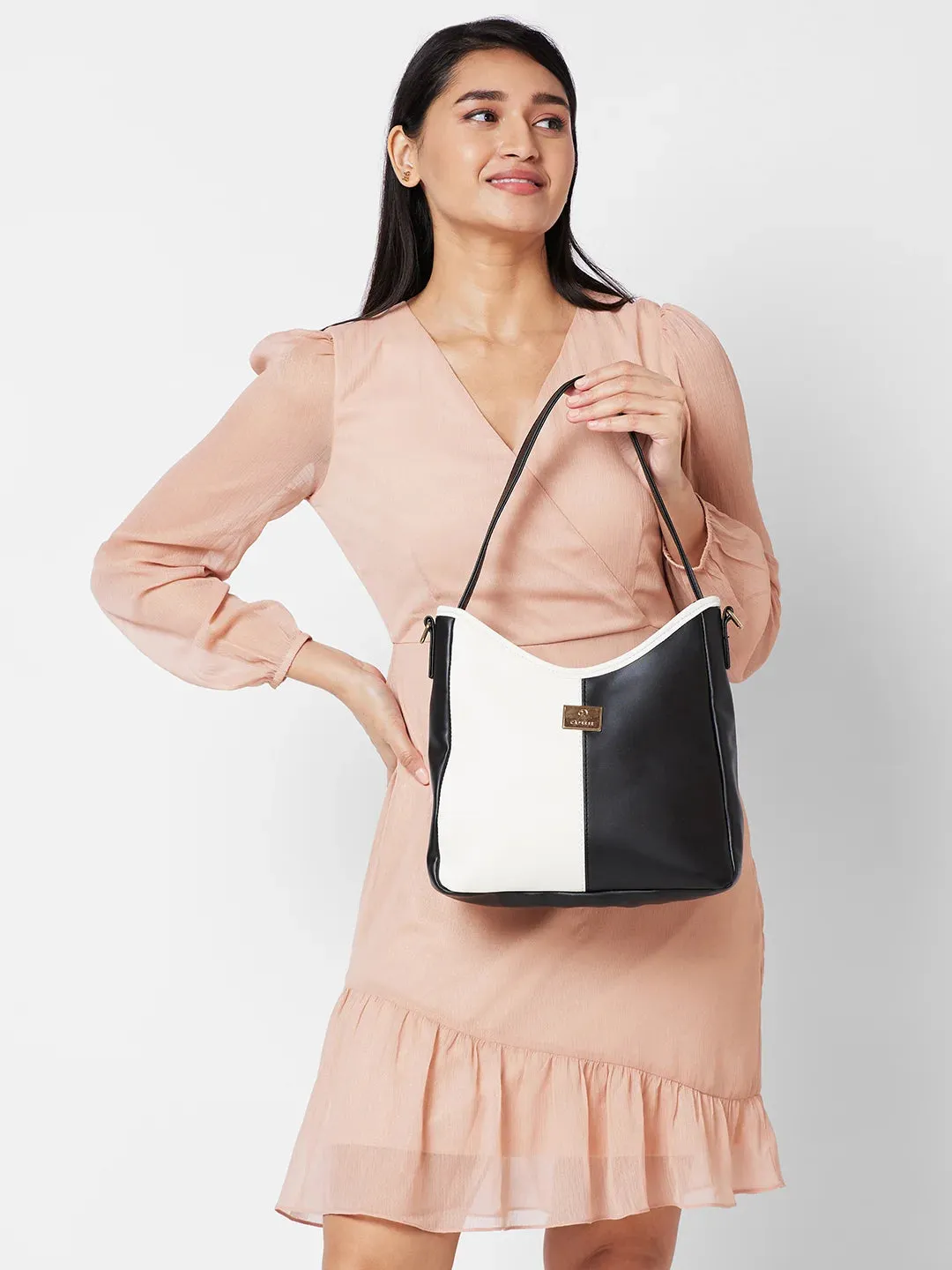 Caprese River Satchel Medium Black