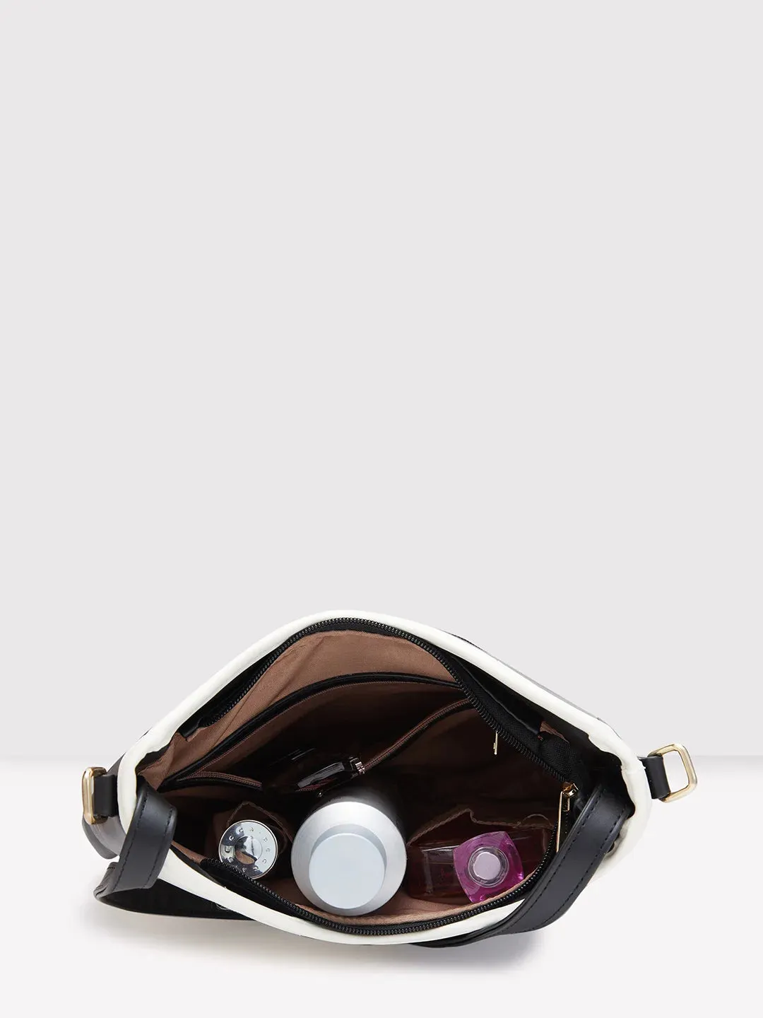 Caprese River Satchel Medium Black