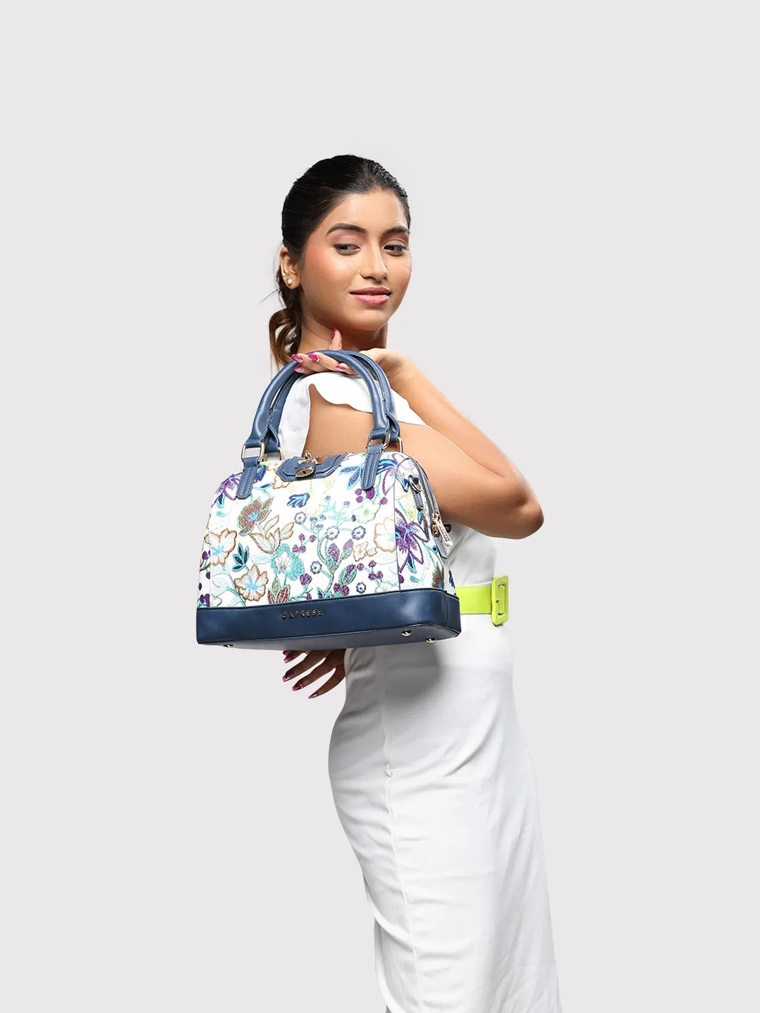 Caprese Wren Satchel Medium Navy