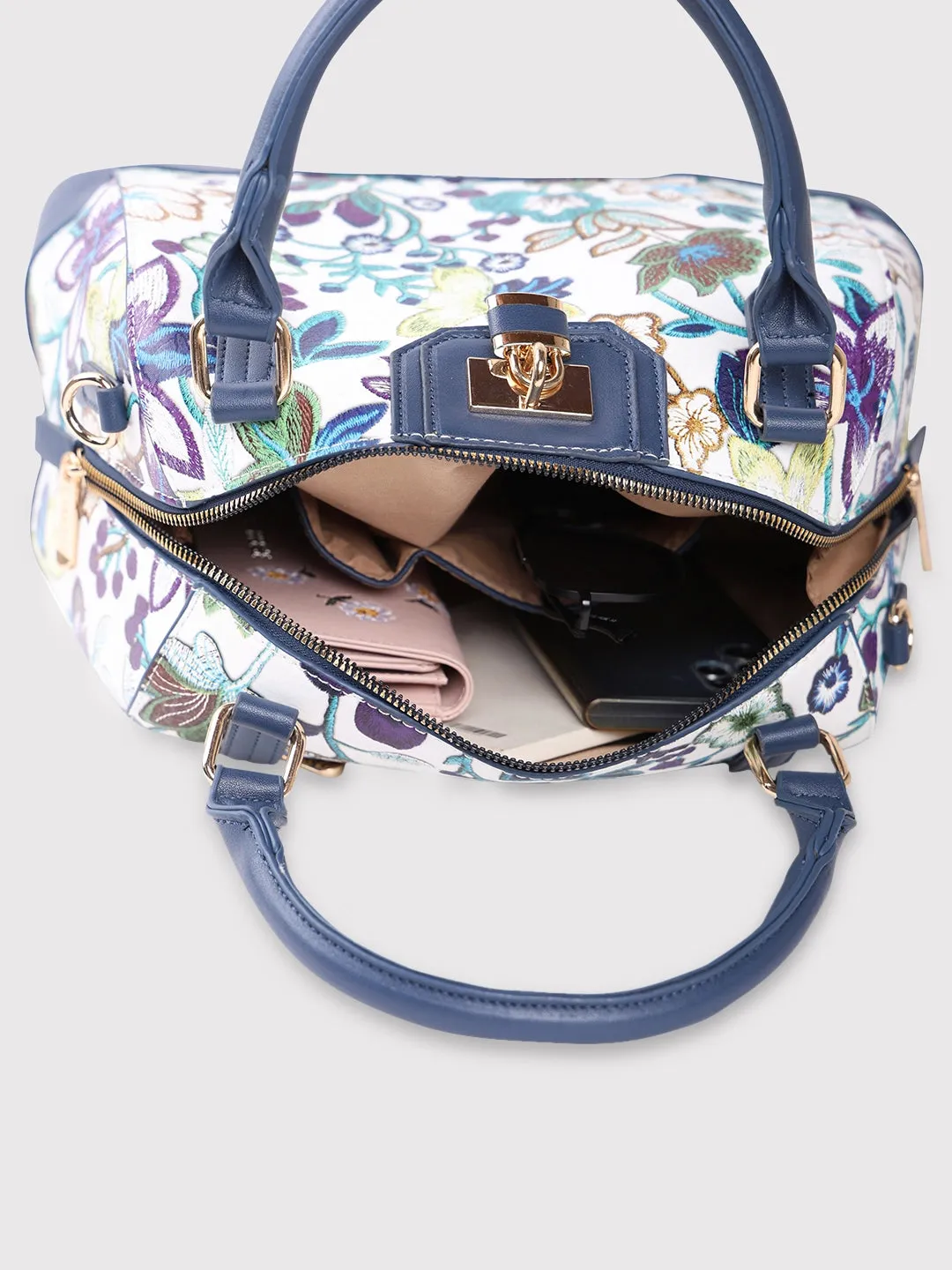 Caprese Wren Satchel Medium Navy