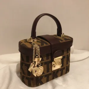 Christmas Gift 2021 new trendy portable bucket bag presbyopia retro shoulder bag fashionable western style messenger small bag female box bag