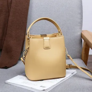 Christmas Gift Bucket Genuine Leather Female Shoulder Bags 2021 Women's Brand Crossbody Purses And Handbags For Women Luxury Designer Handbag