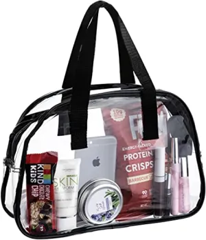 Clear Makeup abd Purse Bag Stadium Approved Great for Work, Events,