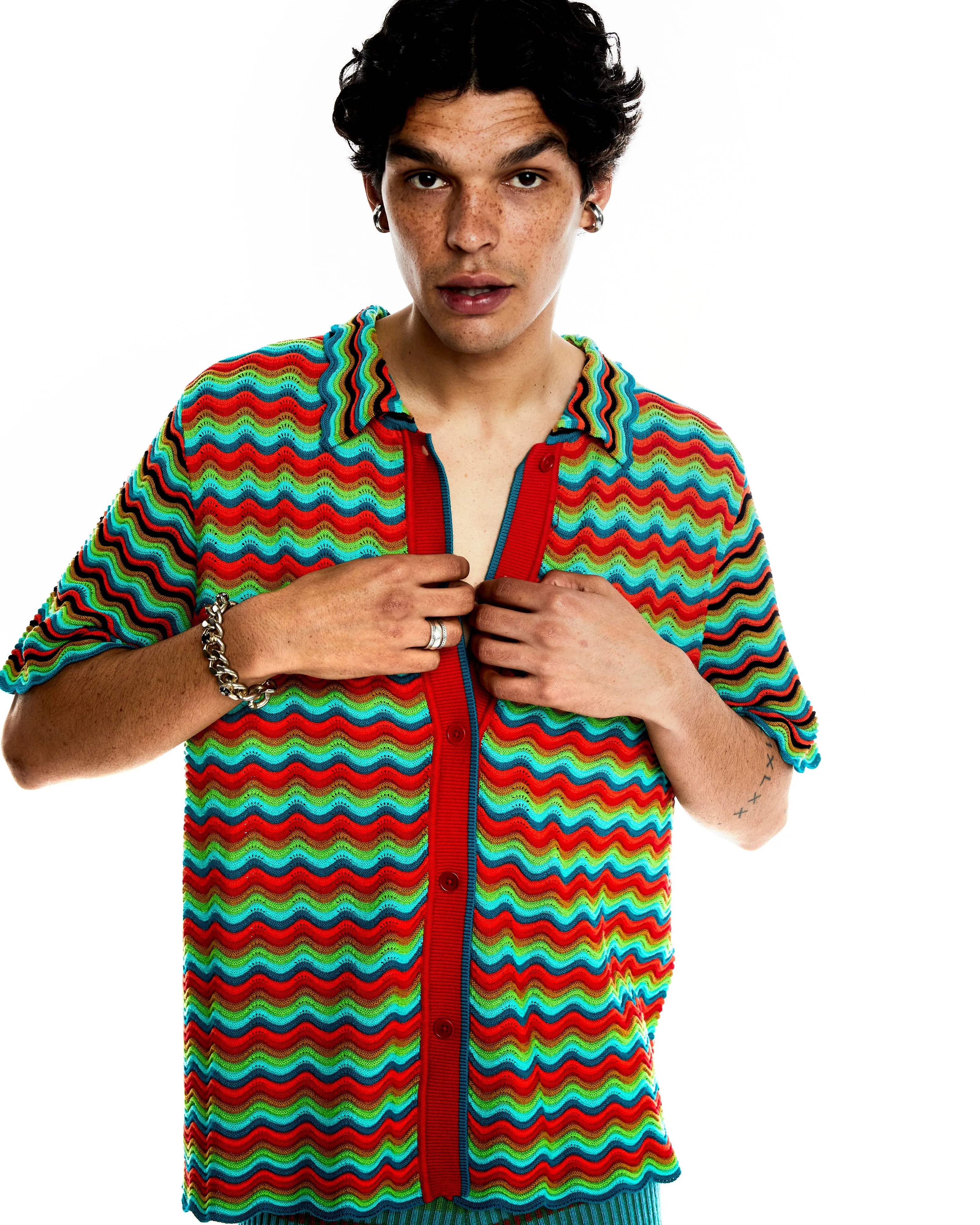 Cosmic Surf Knit Shirt