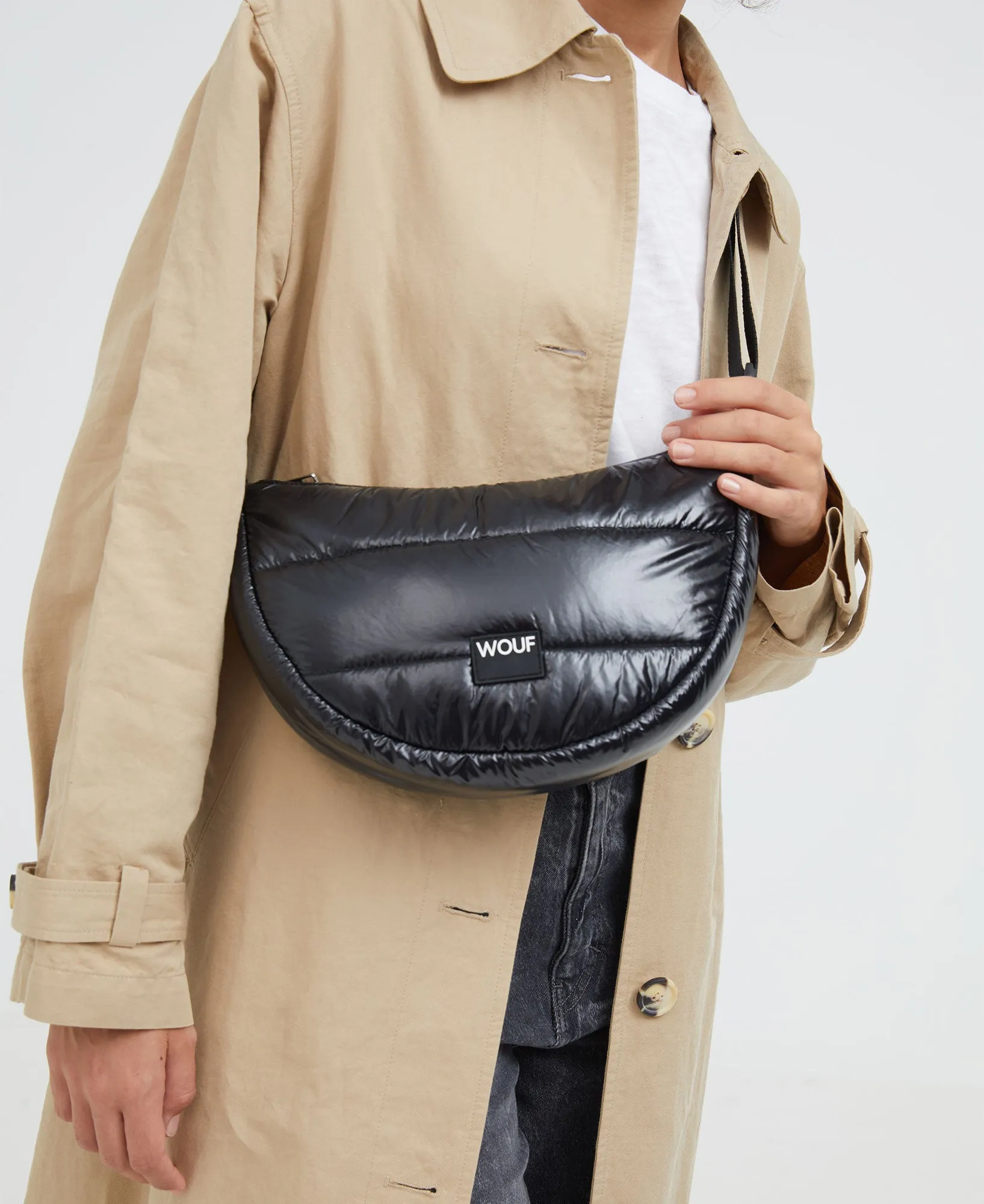 Crossbody Bag - Black Glossy